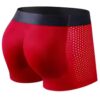 Men Trunks Built-in Fake Butt Hip Lifter Enhancer Shorts Boxer Briefs Padded Underwear Shapewear Underpants Nylon Breathable - Image 5
