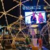 Transparent Spherical Camping Tent, Dome Tent, Starry Sky Tent, Dome, Net, Red, Camp Room, 3.6m Diameter - Image 3