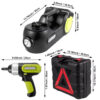 VEVOR 5 Ton 12V Electric Car Jack Kit + Impact Wrench LED Light Portable Hydraulic Jack 13.5-36 CM Tire Lifting Car Repair Tool - Image 2